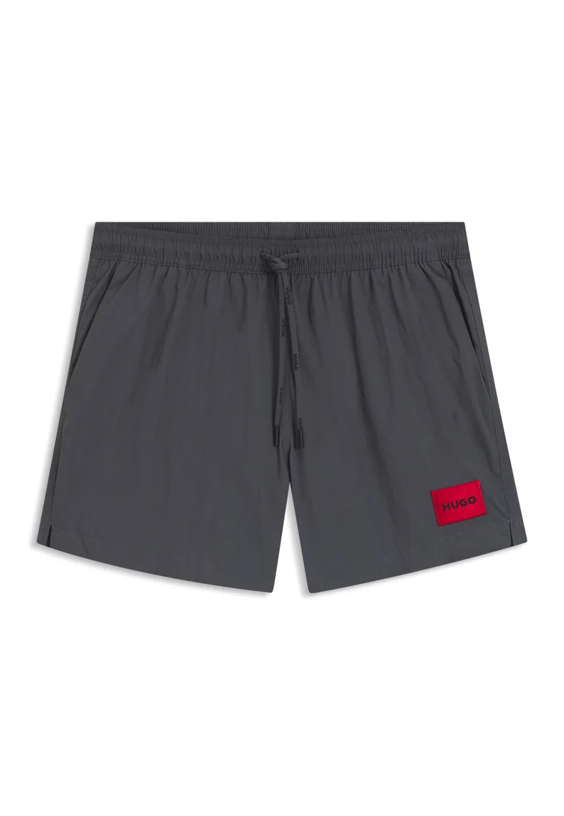 HUGO Quick-dry swim shorts with logo label